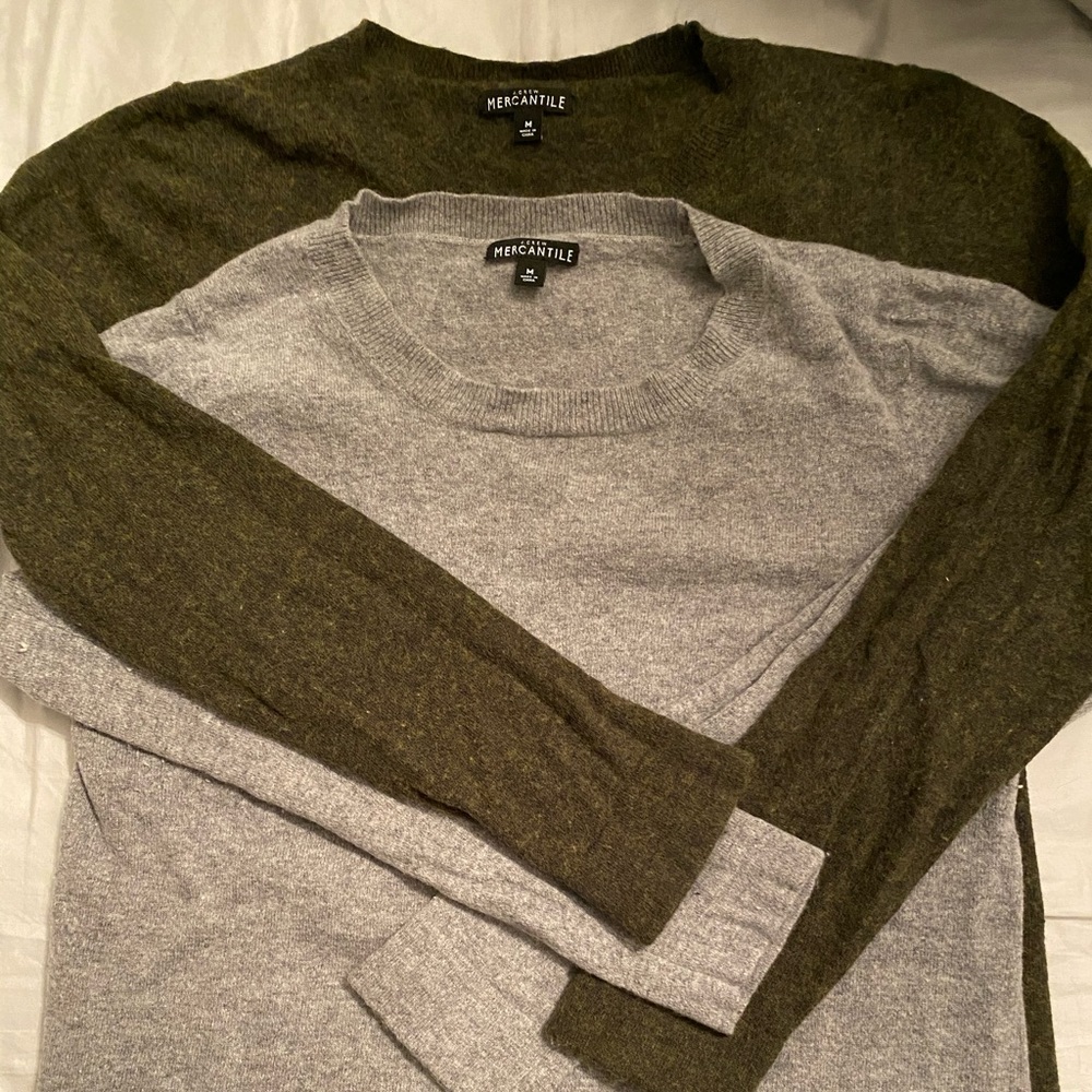 Sweater bundle❣️2 items❣️Grey & Army Green